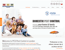 Tablet Screenshot of pcspest.co.uk